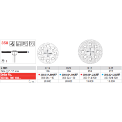 Diamantový disk 350